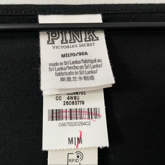 PINK Victoria’s Secret Black Daisy Print Long Sleeve Bodysuit - Picture 5 of 8